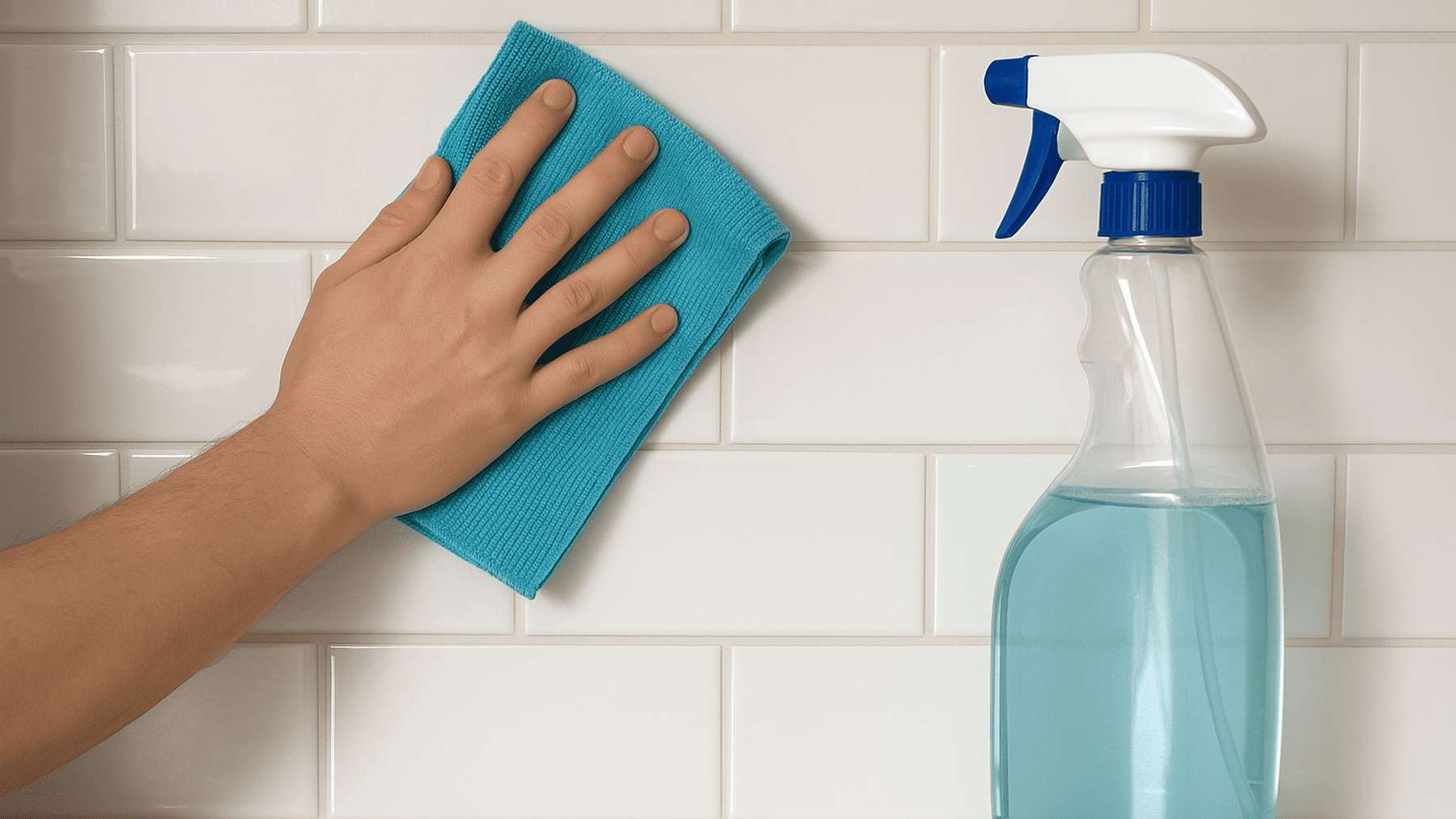 Limpiar azulejos.
