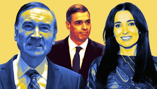 Pedrojota Ramírez, Pedro Sánchez y Cruz Sánchez de Lara.