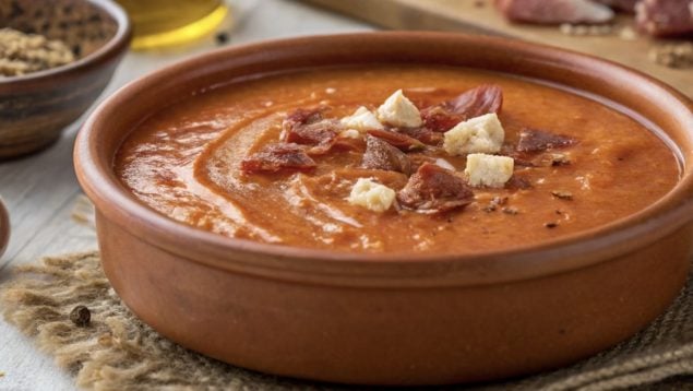 Salmorejo, comida, cocina