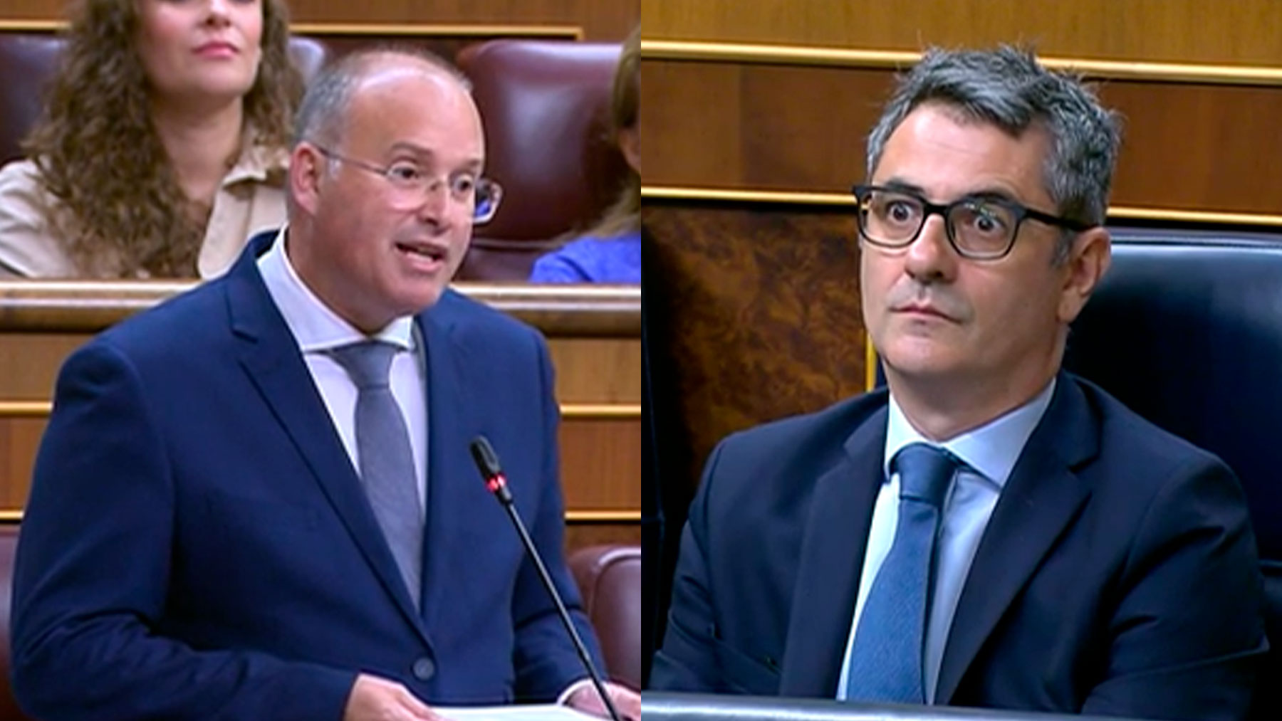 Miguel Tellado y Félix Bolaños.