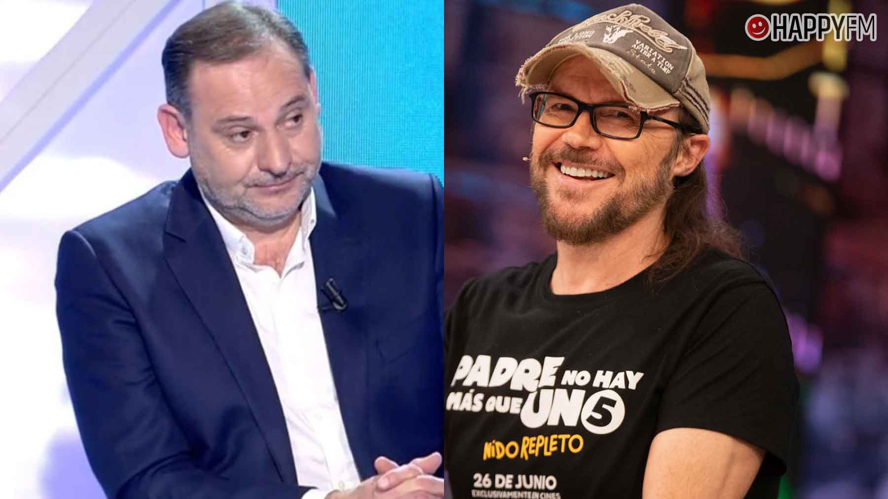 José Luis Ábalos y Santiago Segura (Montaje Happy FM).