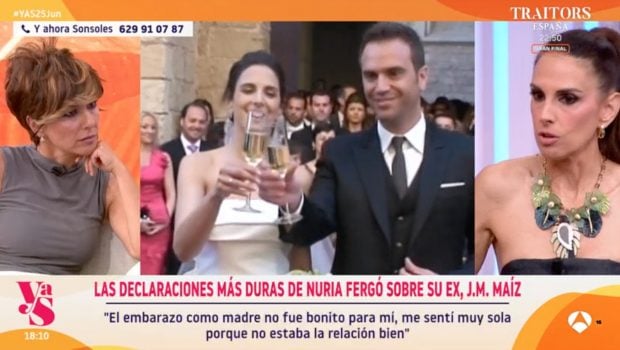 Sonsoles Ónega habla con Nuria Fergó en 'Y ahora Sonsoles', programa de Antena 3. (Atresmedia)