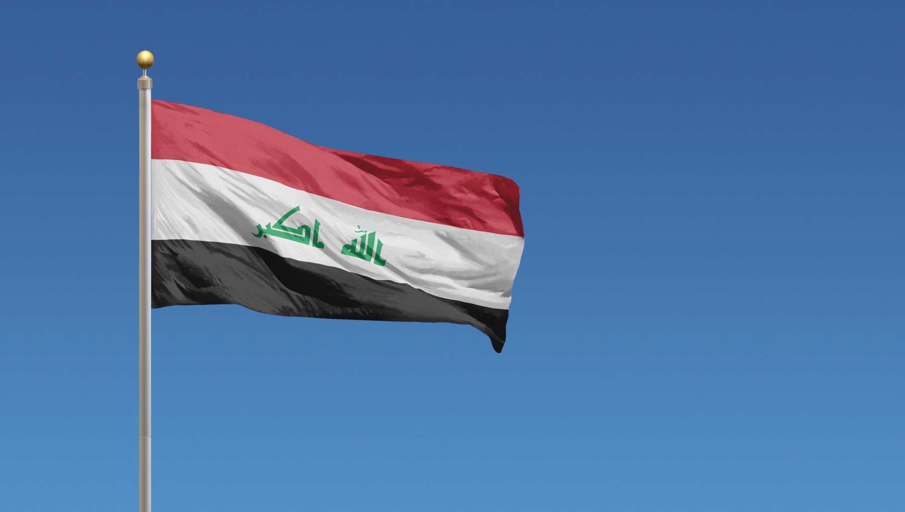 Bandera de Irak.
