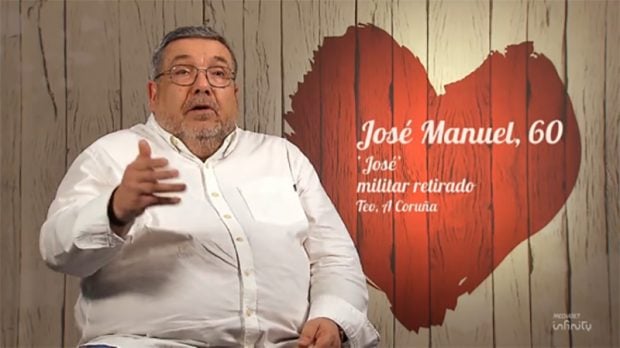 José Manuel en First Dates. (Mediaset)