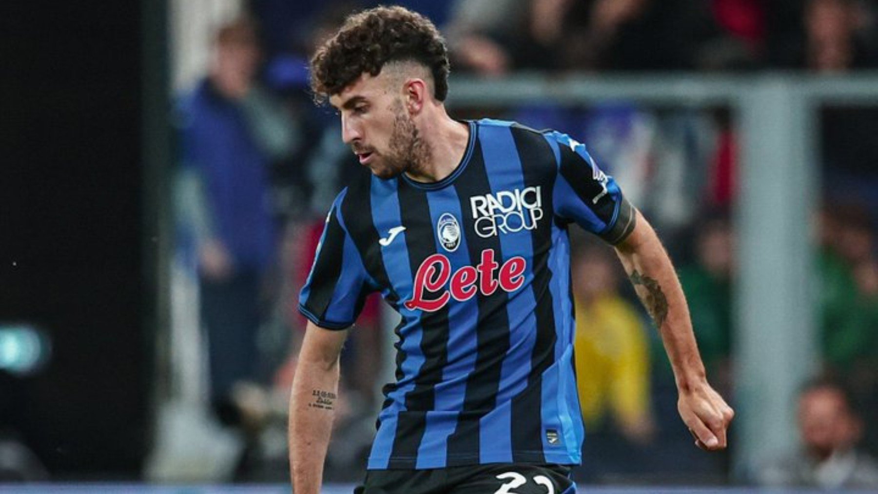 Ruggeri, en un partido con el Atalanta.