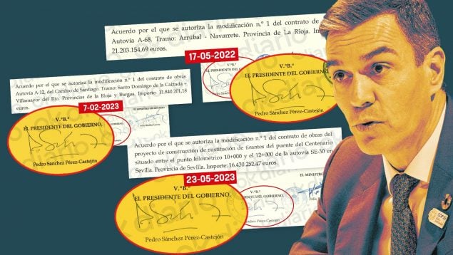 Sánchez obras, firma, trama, PSOE