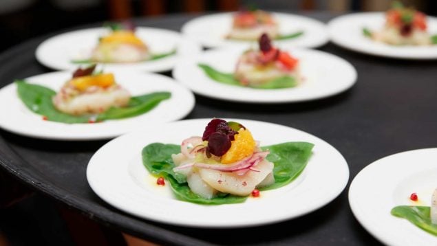 Carpaccio de vieiras