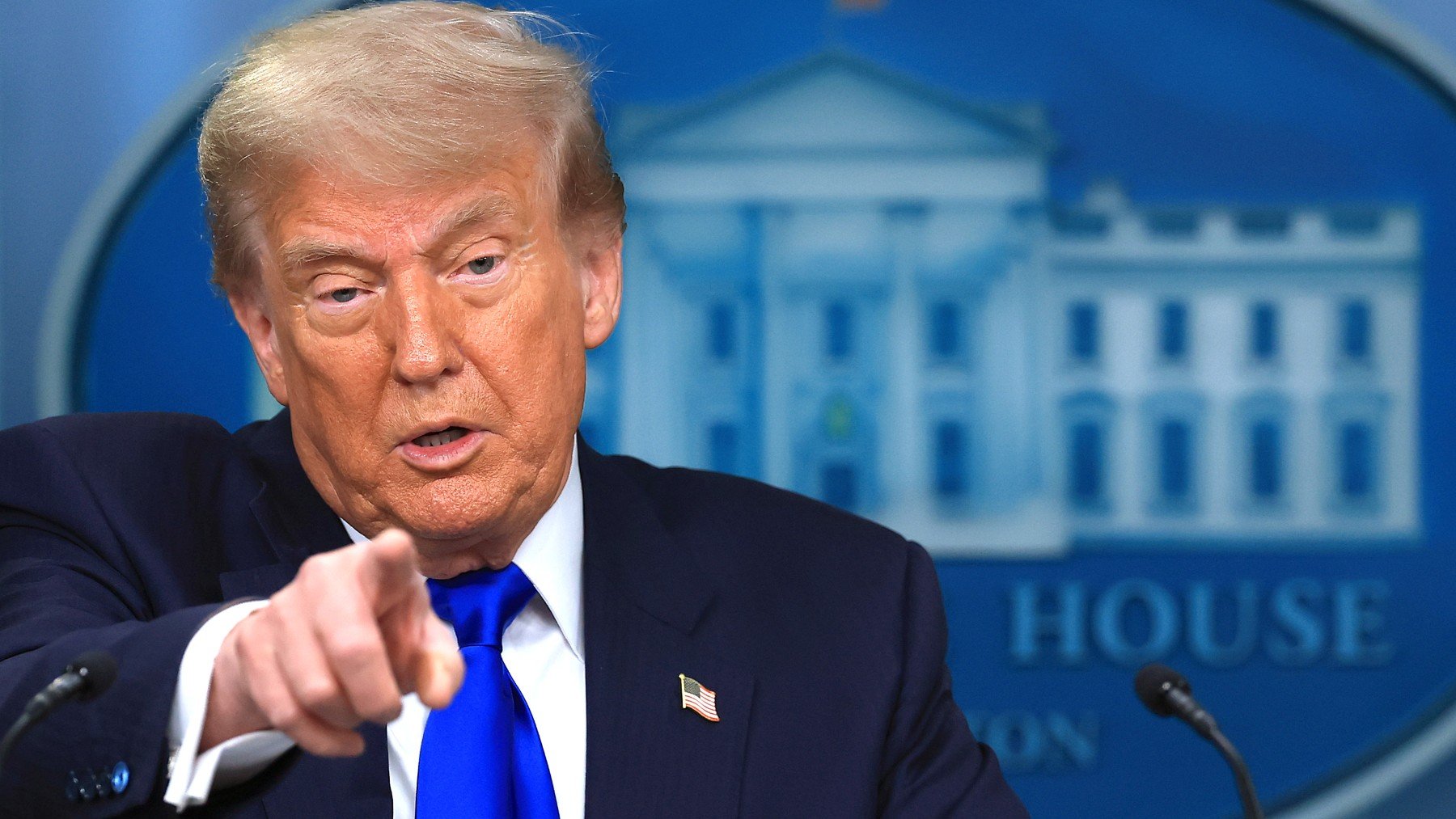 Donald Trump durante la rueda de prensa de este viernes 27 de junio en la Casa Blanca. (Foto: Getty Images)