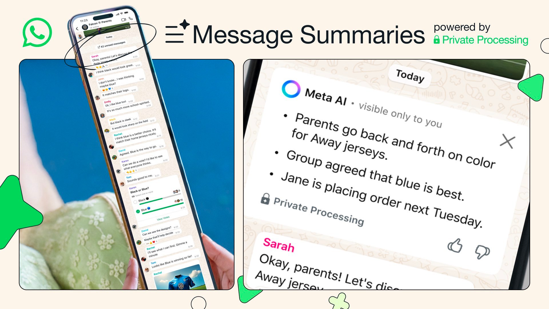 Adiós al caos en los chats: AI WhatsApp va a resumirte tus mensajes no leídos