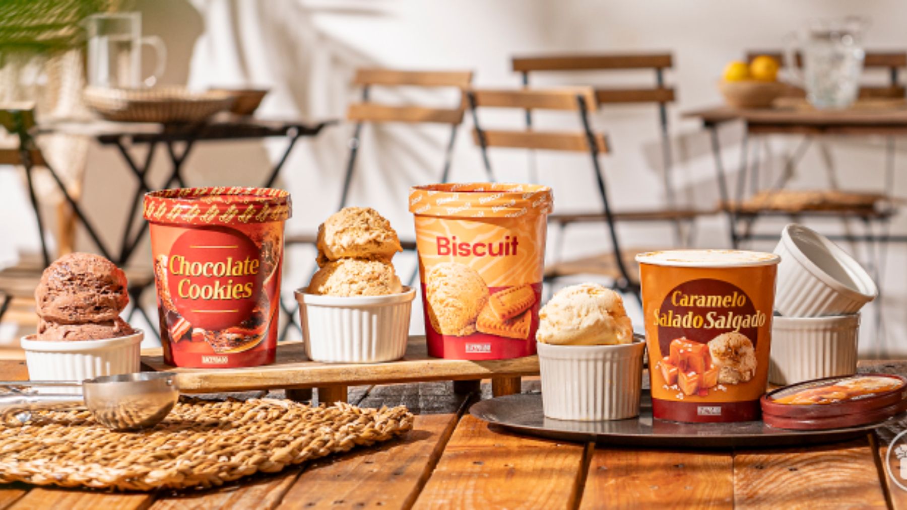 Helados de Mercadona.