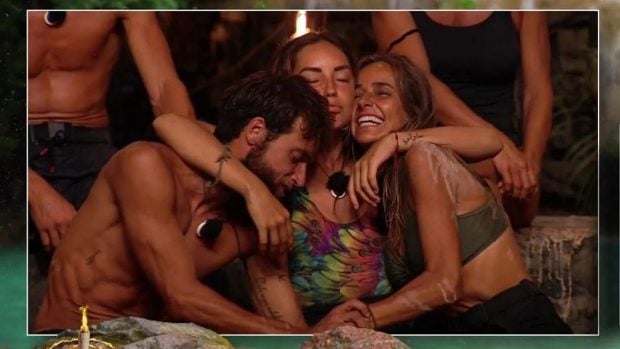 Montoya, Anita Williams y Carmen Alcayde en Supervivientes 2025. (Mediaset)
