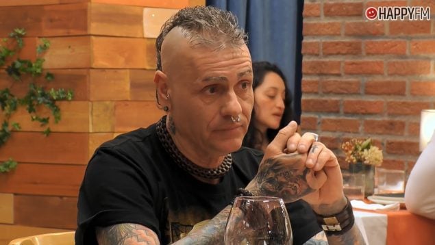 Pirri en First Dates. (Mediaset)
