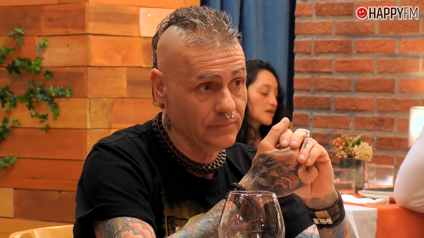 Pirri en First Dates. (Mediaset)