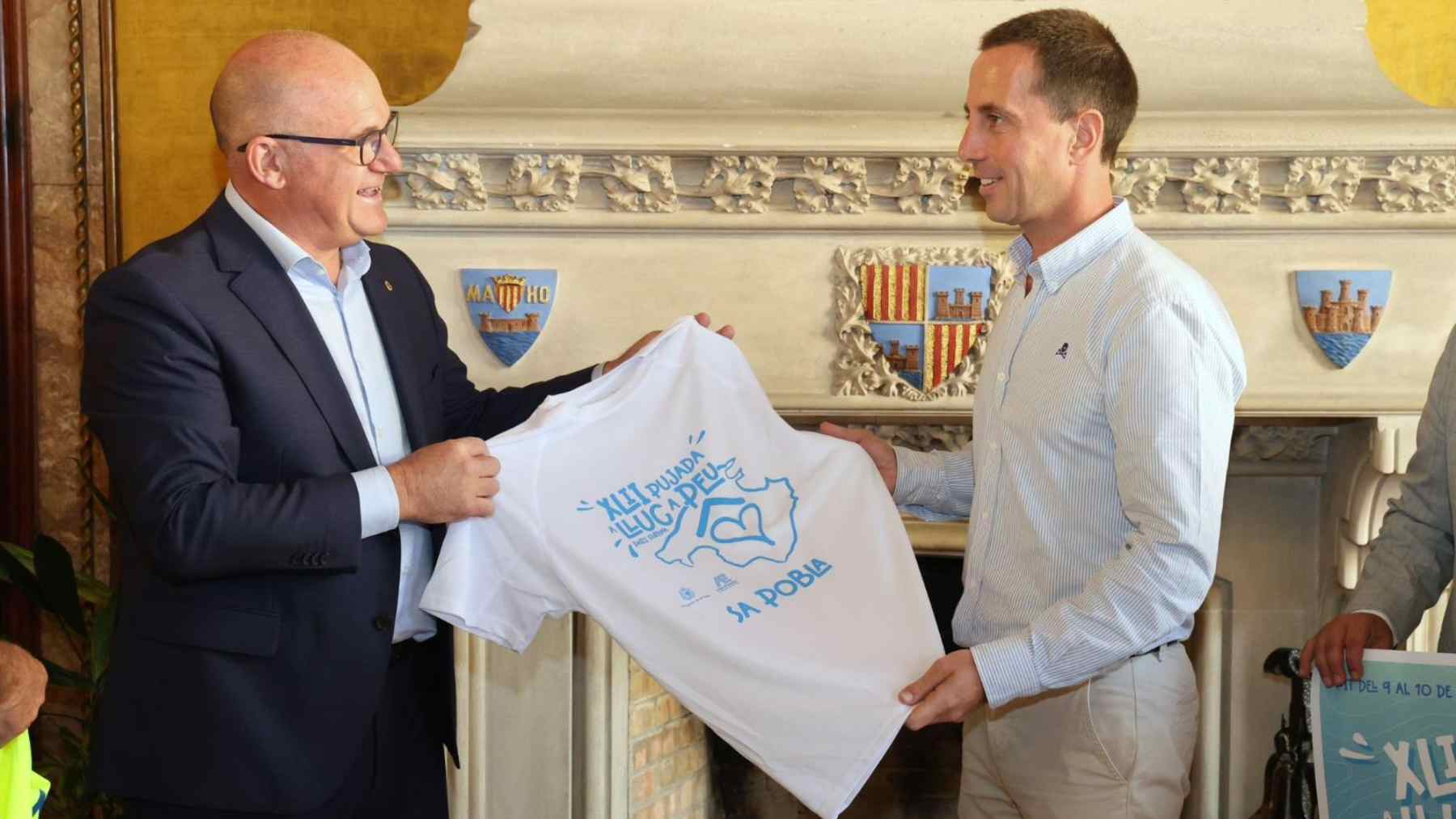 El presidente del Consell, Llorenç Galmés, en la presentación de una de las ediciones de este evento popular.