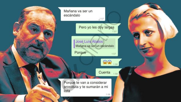 Ábalos a Anais tras el registro de la UCO: «Prepárate, te considerarán una prostituta más de mi lista»