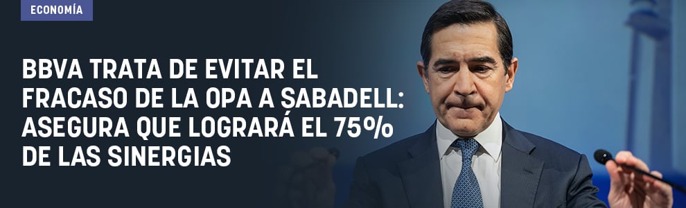 BBVA trata de evitar el fracaso de la OPA a Sabadell: asegura que logrará el 75% de las sinergias