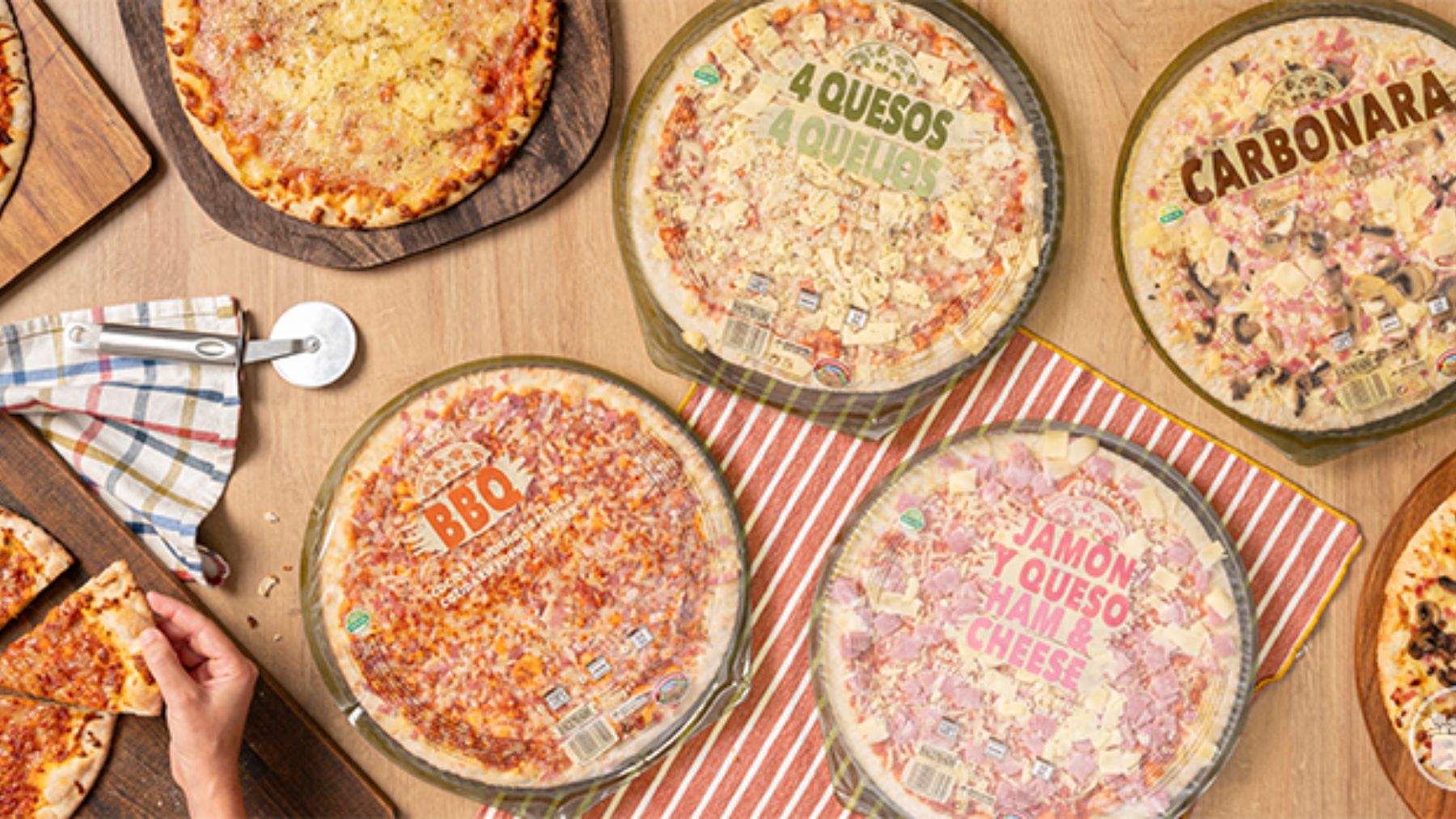 Pizzas de Mercadona.