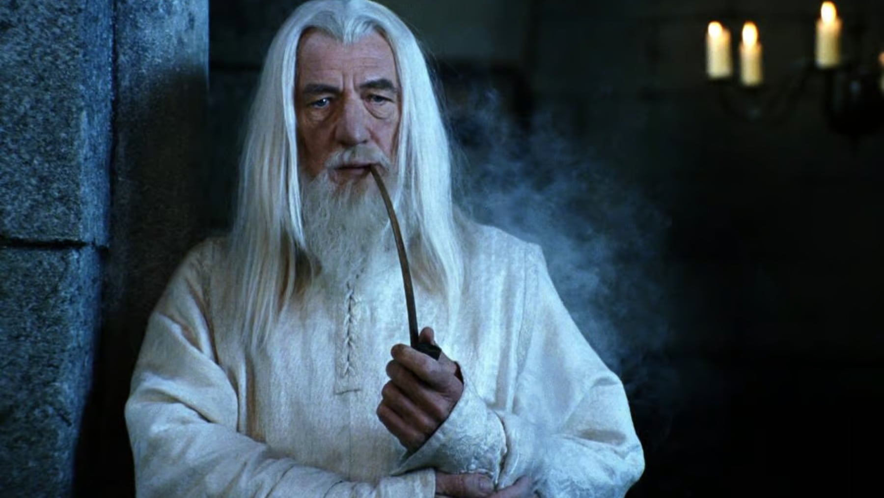 Gandalf en El señor de los anillos: Las dos torres’ (New Line Cinema).