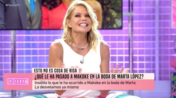 Makoke habla de la boda de Marta López. (Mediaset)