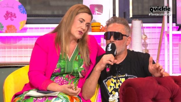 Carlota Corredera y Kiko Hernández en Tentáculos. (Canal Quickie)