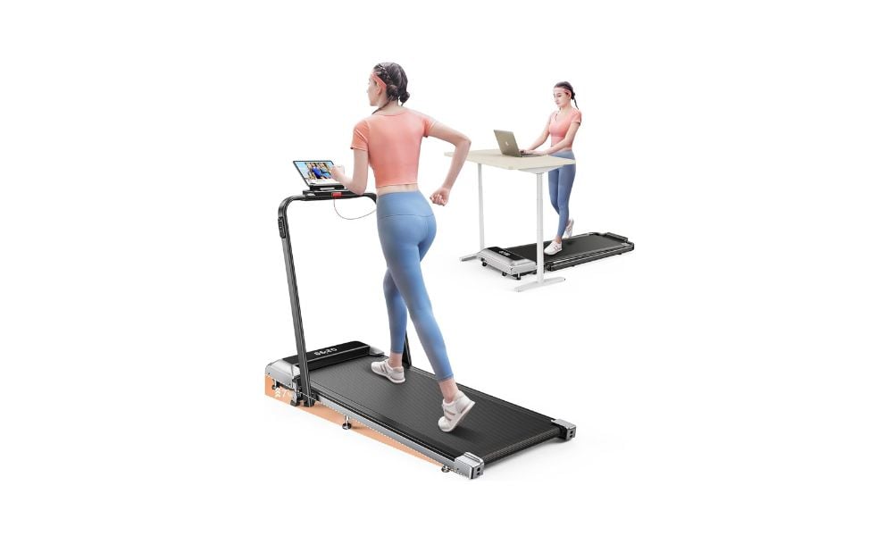 Cinta de correr plegable con inclinación