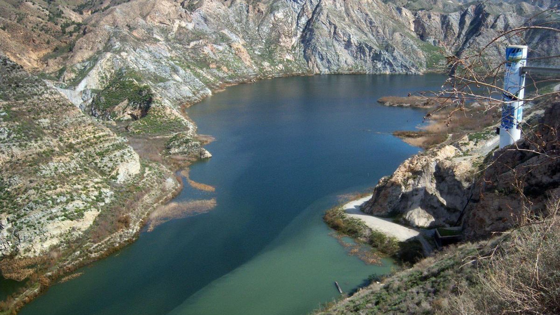 El embalse de Cuevas de Almanzora.