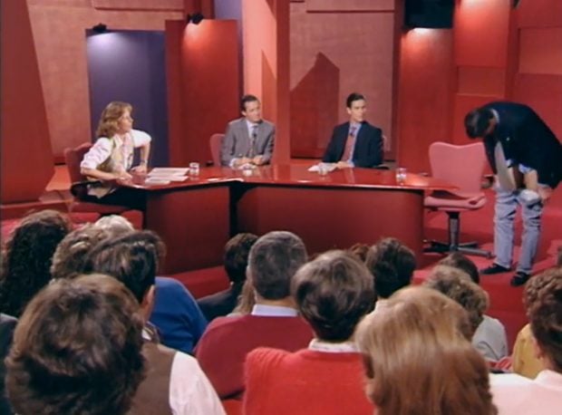 Jesulín de Ubrique se bajó los pantalones en el programa de Mercedes Milá. (Atresmedia)