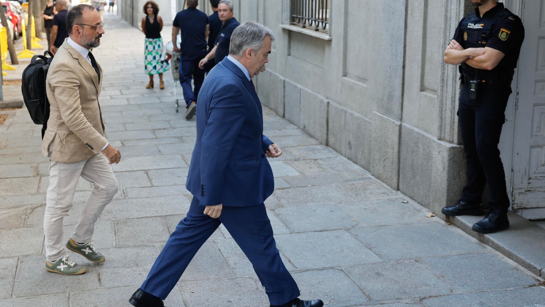 Santos Cerdán llega al Tribunal Supremo