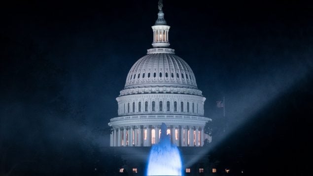 El capitolio. (Getty Images), Trump