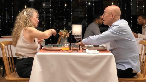 Gloria y Manuel, participantes de 'First Dates'. (Mediaset)