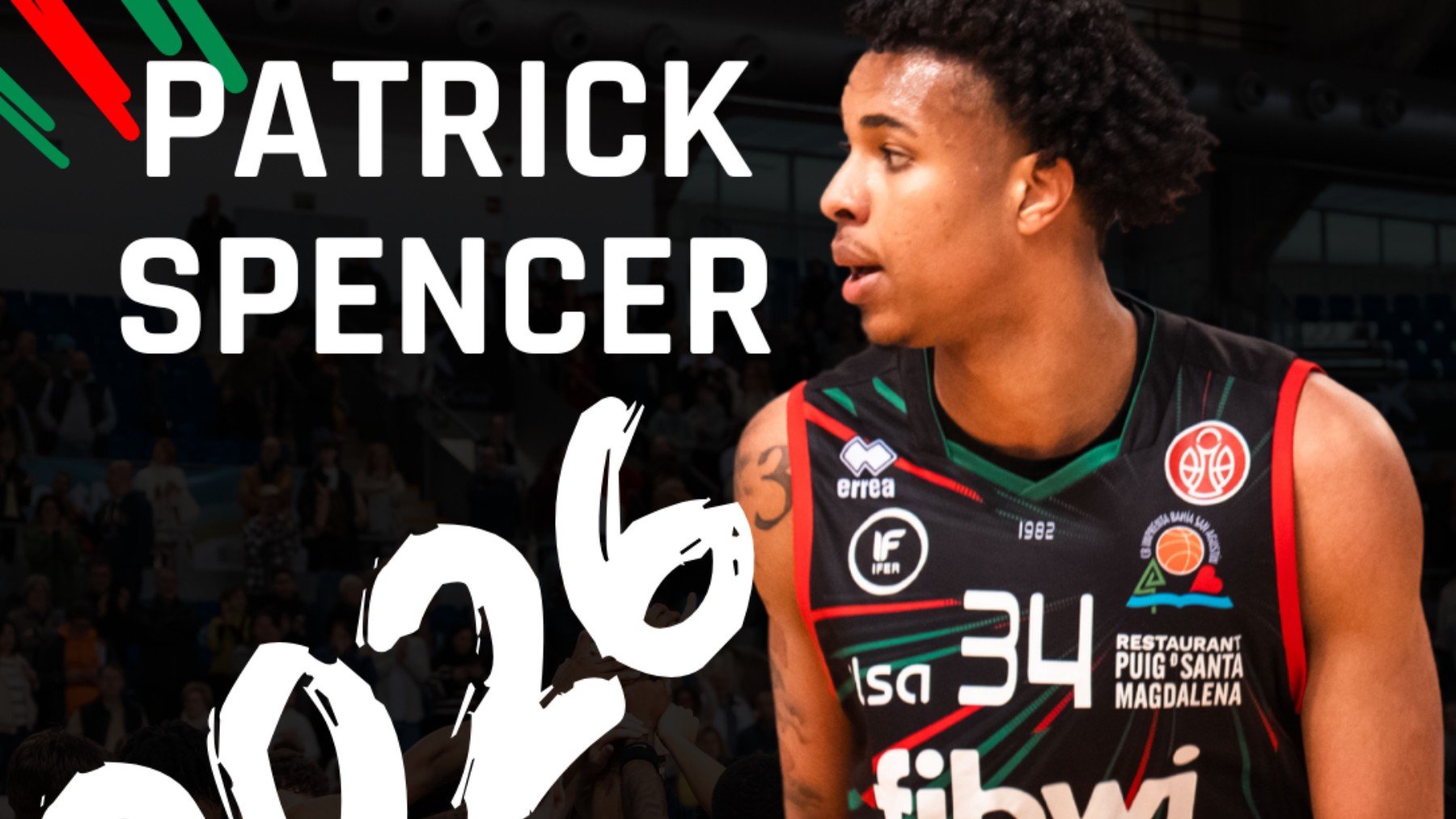 Cartel de la renovación de Patrick Spencer.
