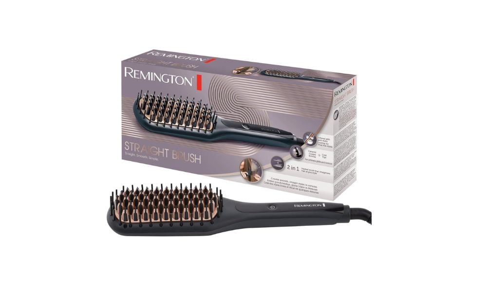 Cepillo alisador de cerámica avanzada antiestática Remington
