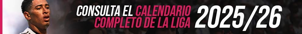 Consulta el calendario completo de la Liga 2025-26