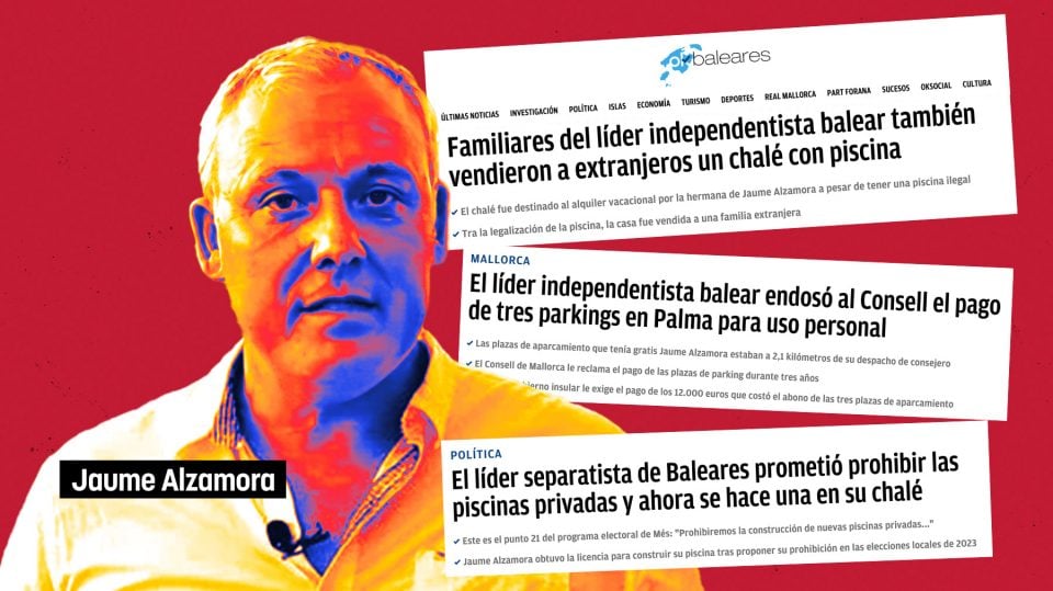 Dimite el líder independentista balear Jaume Alzamora al que OKDIARIO destapó todos sus escándalos