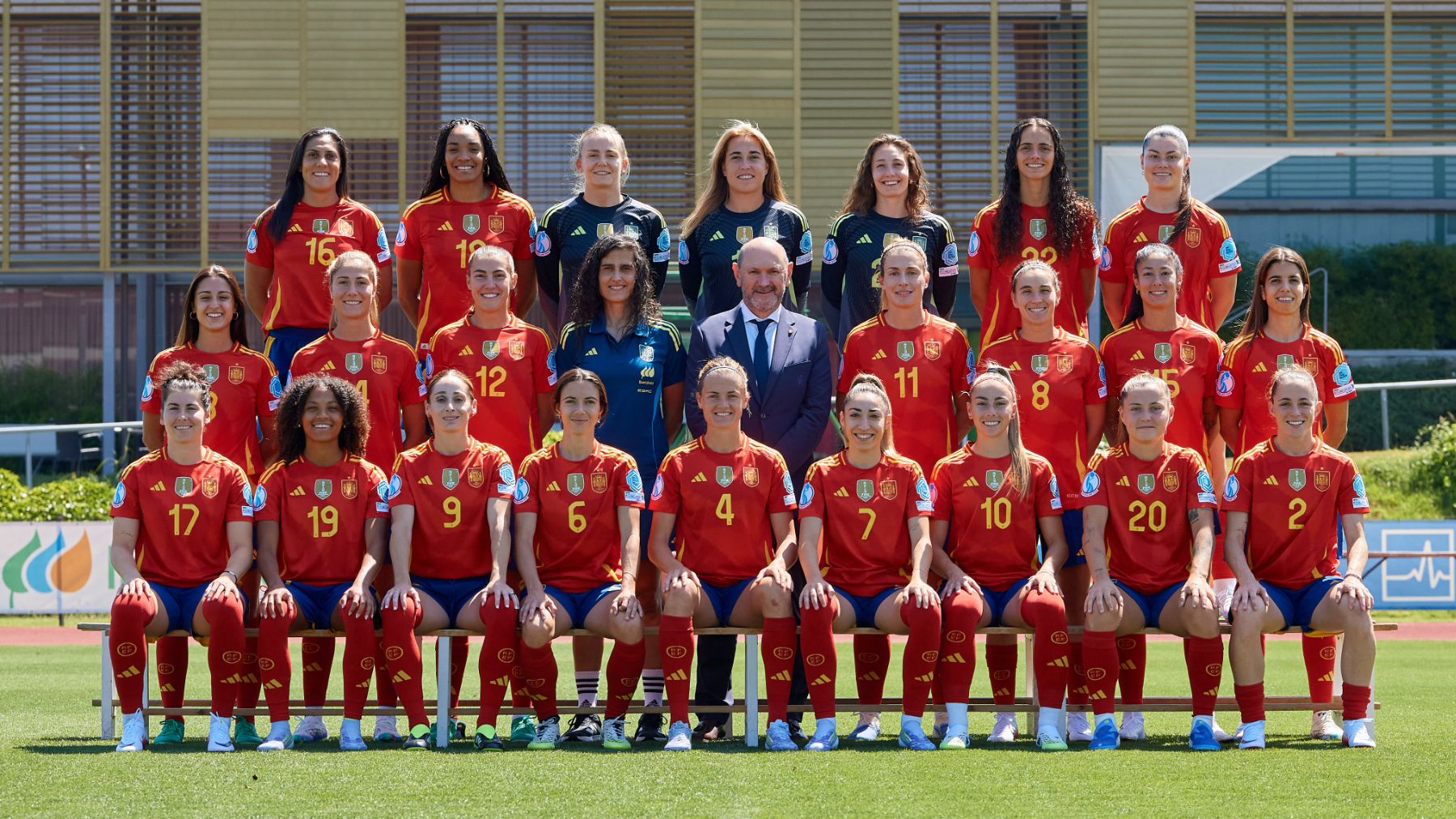Foto oficial de España para la Eurocopa femenina 2025. (RFEF)