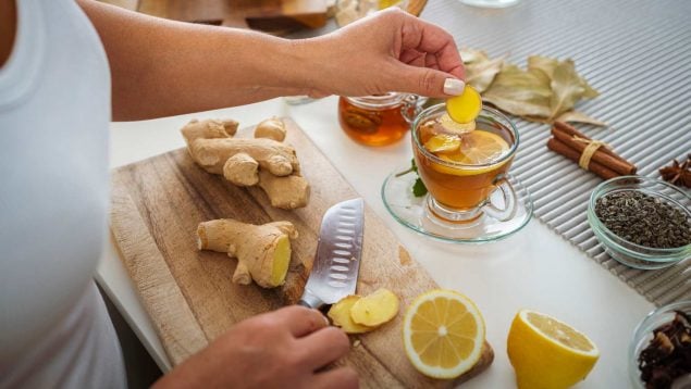 Infusión jengibre