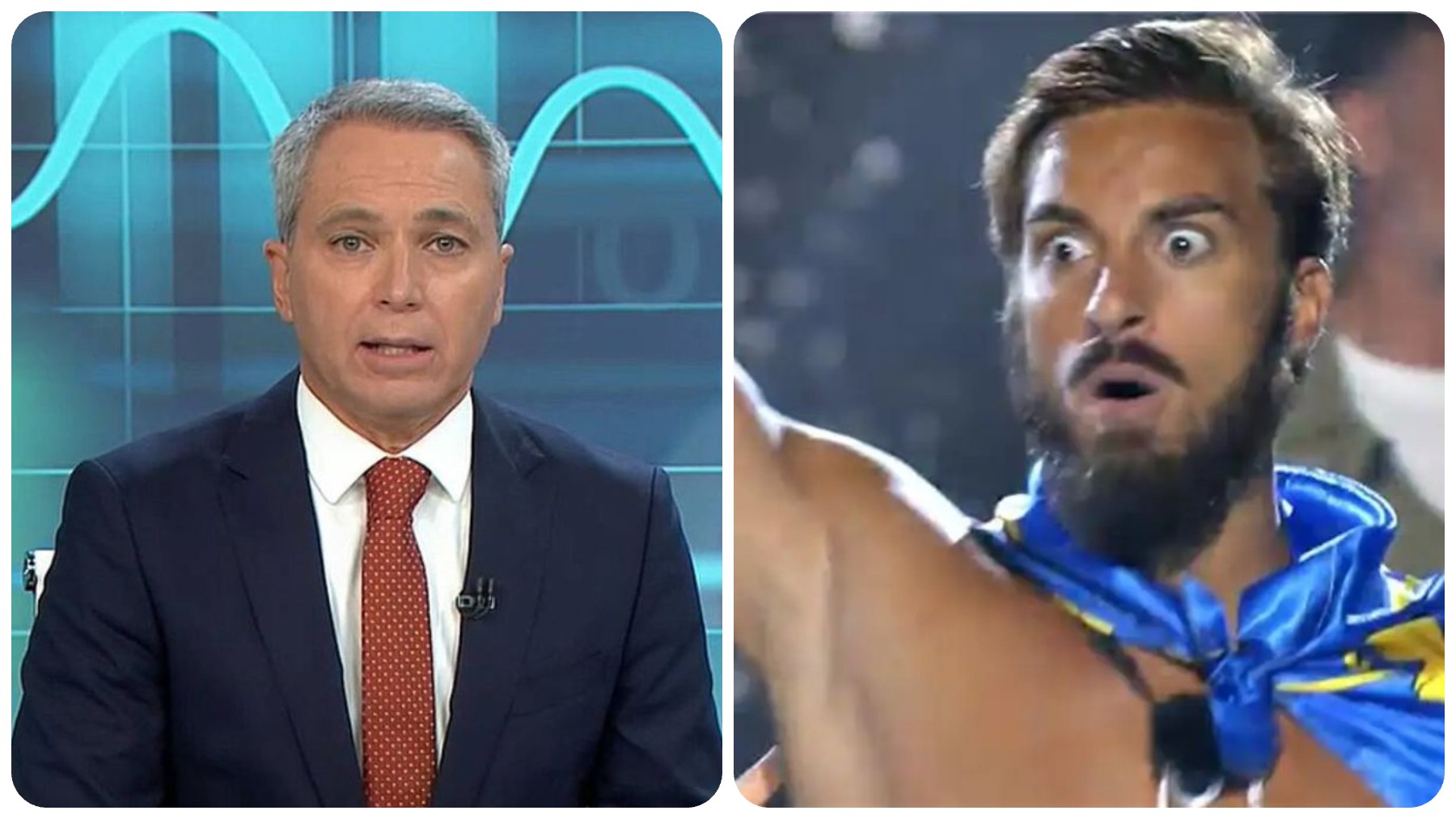 Vicente Vallés en ‘Antena 3 Noticias 2’ y Borja González, ganador de ‘Supervivientes 2025’ en Telecinco.