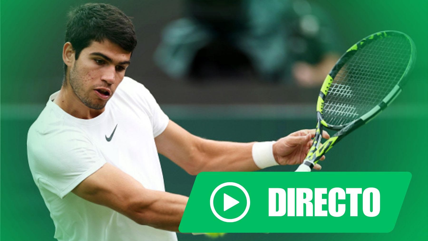 Carlos Alcaraz se enfrenta a Oliver Tarvet.
