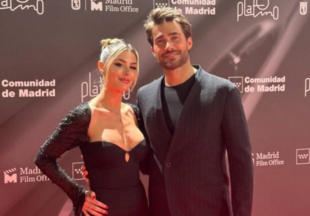 Rodrigo Guirao junto a su pareja, Arianna Aragón. (Instagram de la actriz) 