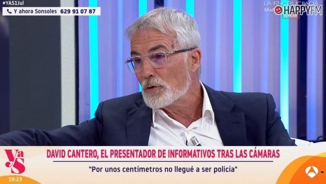 David Cantero, invitado de Y ahora Sonsoles. (Atresmedia)