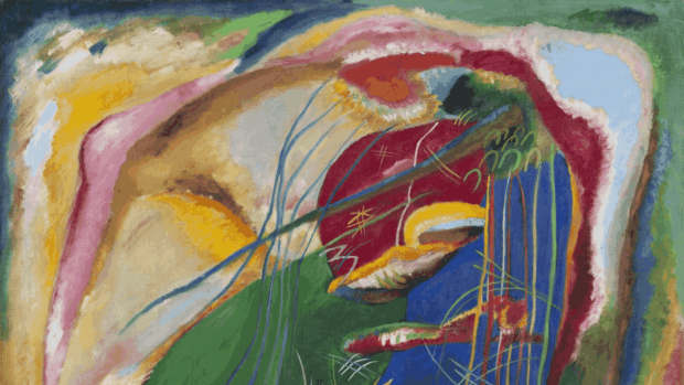 Kandinsky, Pintura con tres manchas, 1914