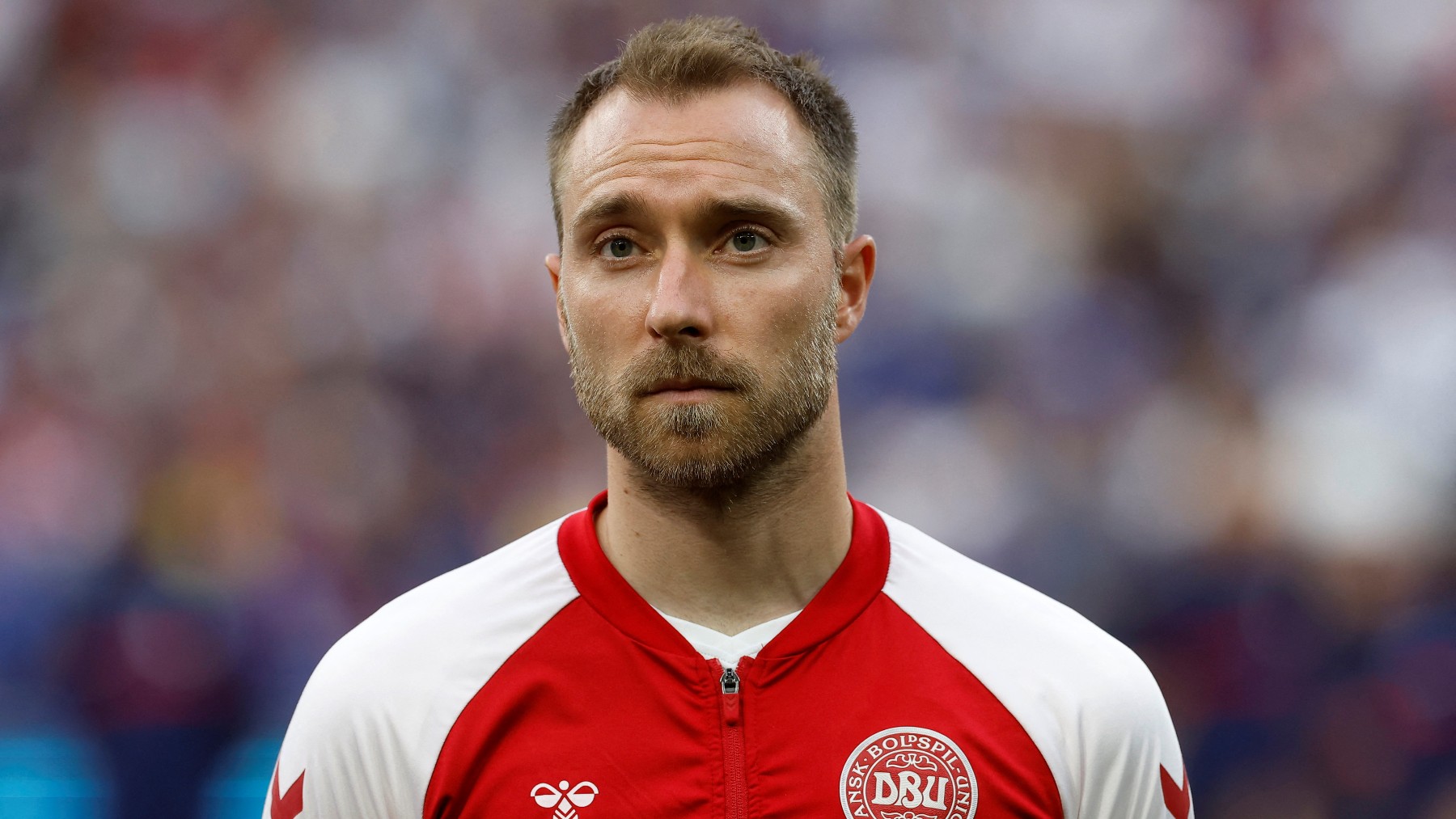 Erikssen, con la selección danesa.