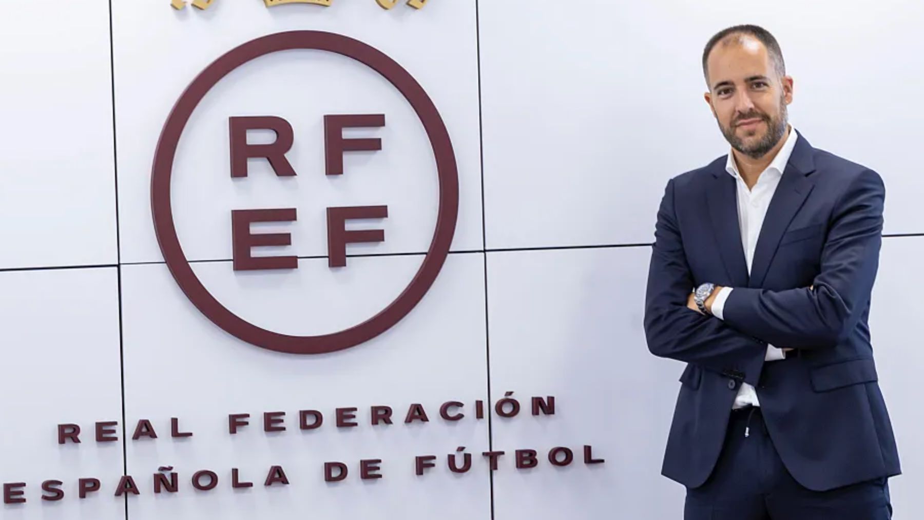 Fran Soto en la Federación. (RFEF)