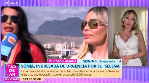 Sonia Madoc, de Sonia y Selena, en Tardear. (Mediaset)