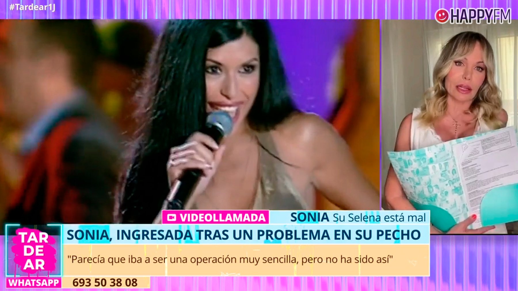 Sonia Madoc, de Sonia y Selena, en Tardear. (Mediaset)