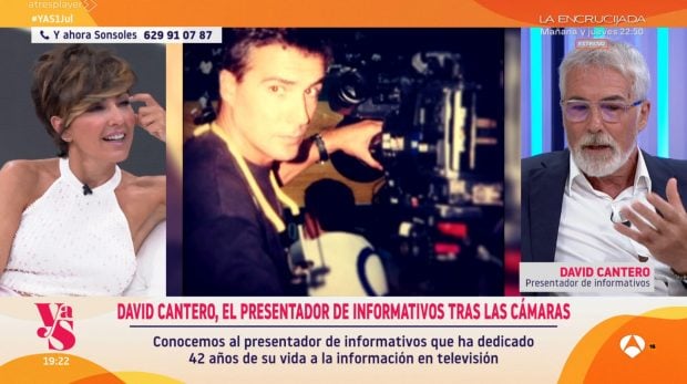 Sonsoles Ónega y David Cantero en Y ahora Sonsoles. (Atresmedia)