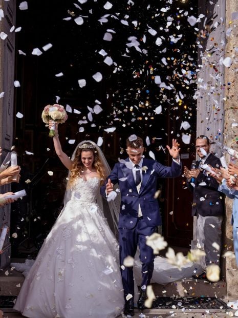 Cardoso Rute and the footballer Diogo Jota on his wedding day (Instagram)