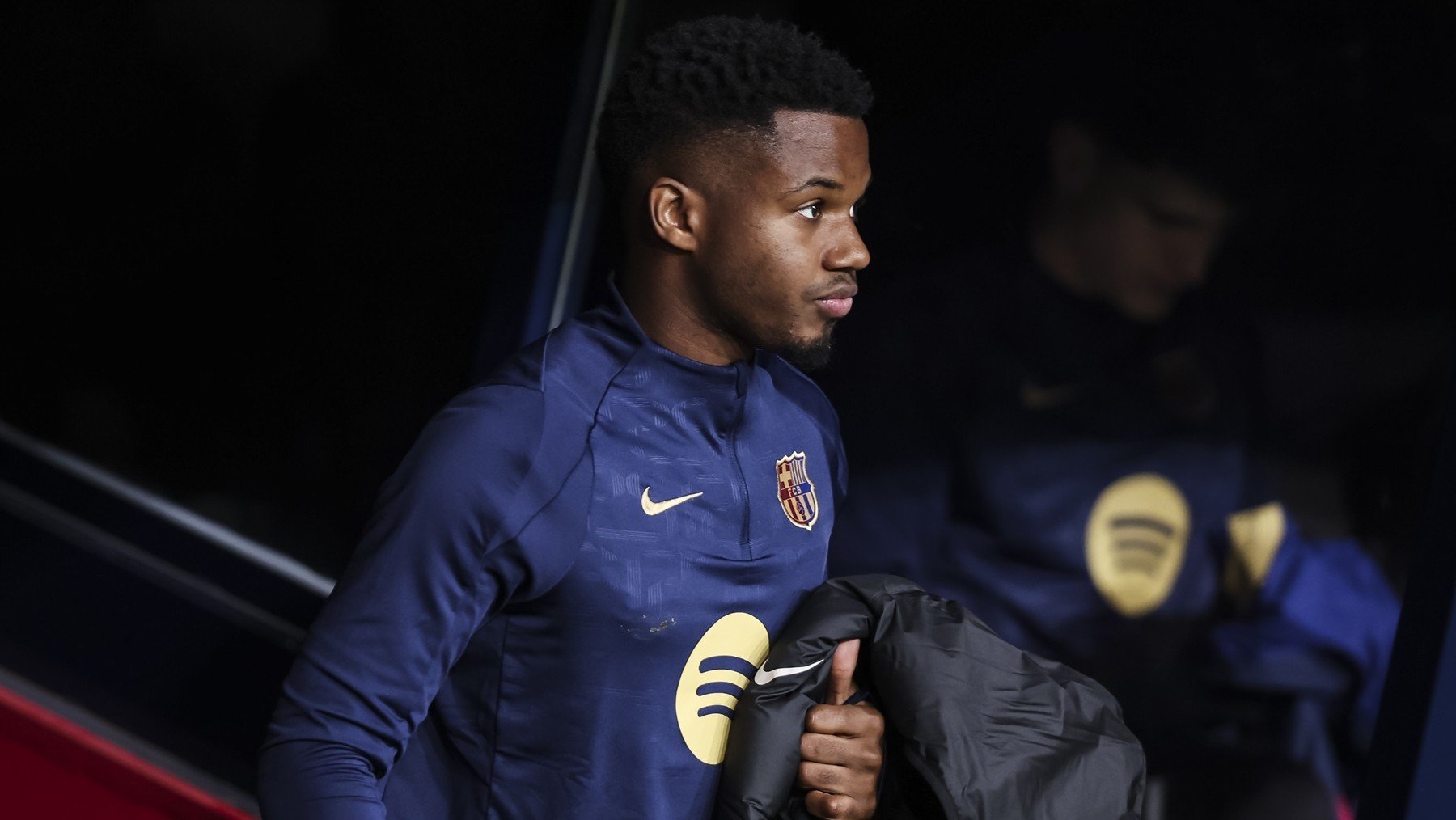 Ansu Fati, en un partido del FC Barcelona. (Europa Press).