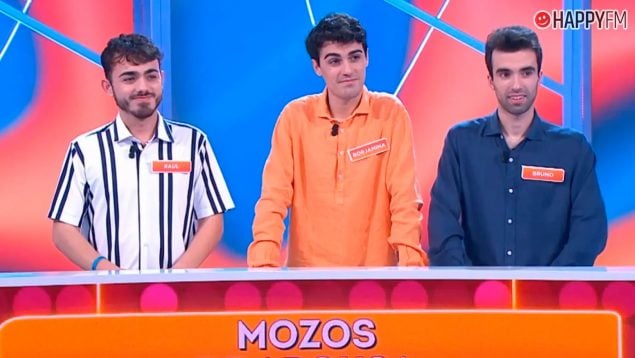 Los Mozos de Arousa en 'Reacción en cadena'. (Mediaset)