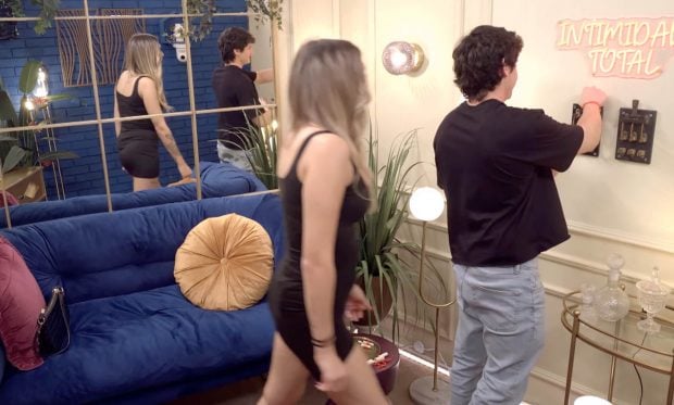 Ainhoa y Federico en el reservado de 'First Dates'. (Mediaset)
